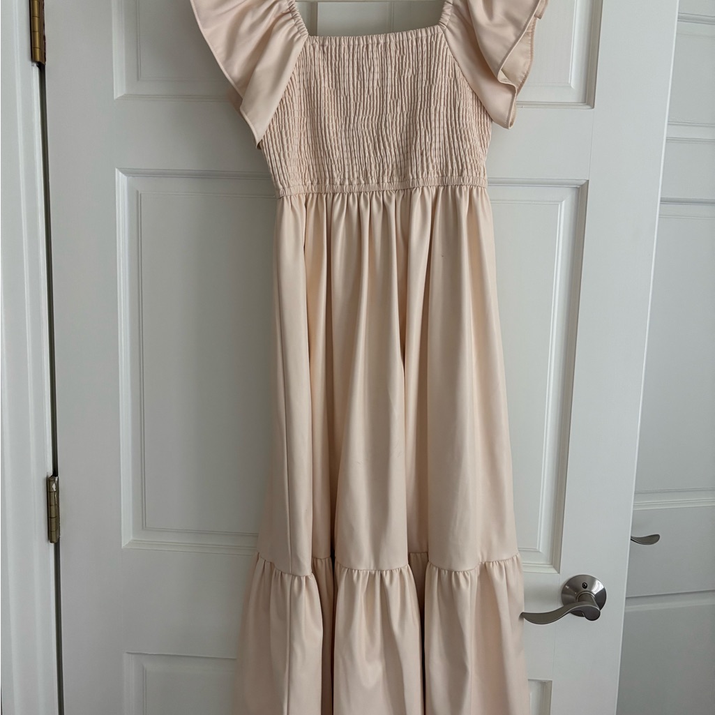 Elegant Cream Kids Dress